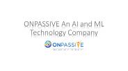 Onpassive AI ML Technology company