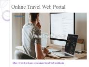 Online Travel Web Portal