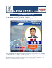 Study MBBS Abroad Consultants in Indore