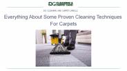 Everything About Some Proven Cleaning Techniques For Carpets