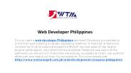 Hire Top Web Developer Philippines Services