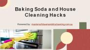 Baking Soda and House Cleaning Hacks