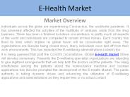 E-Health Market Report
