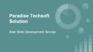 Best web development services in Canada