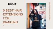 5 Best Hair Extensions for Braiding - WIGgIT