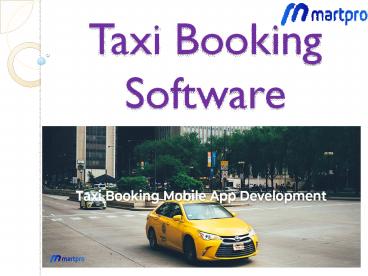 Taxi Booking Software