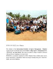 JUNOON 2K22 at a Glance | IISM
