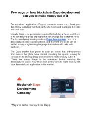 Dapp Development Services
