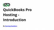 QuickBooks Pro Hosting - Introduction