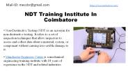 NDT Course Online In Coimbatore