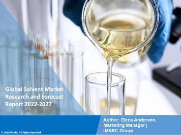 Solvent Market Research Report 2022-2027 (1)