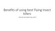 Benefits of using best Flying Insect killers
