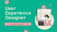 New Updated Salesforce User Experience Designer Questions