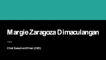 Margie Zaragoza Dimaculangan provides business development outsourcing services.