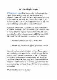 IIT Coaching in Jaipur