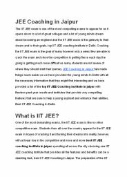 JEE Coaching in Jaipur