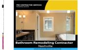Bathroom Remodeling Contractor Nashville
