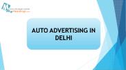 Auto Advertising in Delhi