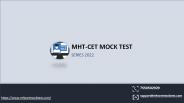 MHT-CET Mock Test Online Test Series – 2022