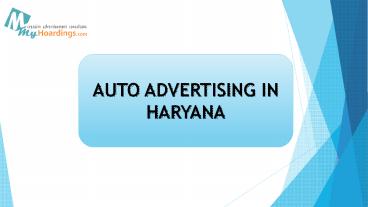 Auto Advertising in Haryana