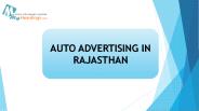 Auto Advertising in Rajasthan