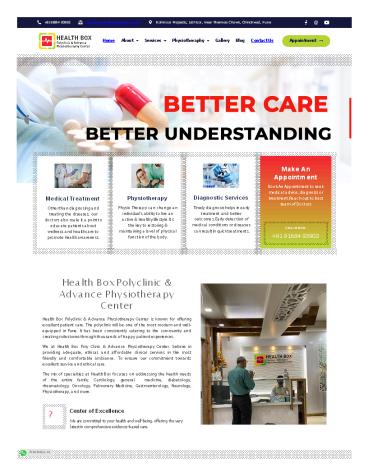 Diabetes Specialist in Pimpri Chinchwad | Health Box Polyclinic & Advance Physiotherapy Center Best Physiotherapists in Pune