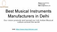 Best Musical Instruments Manufacturers in Delhi