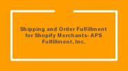 APS@fulfillment
