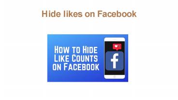 How to hide facebook likes