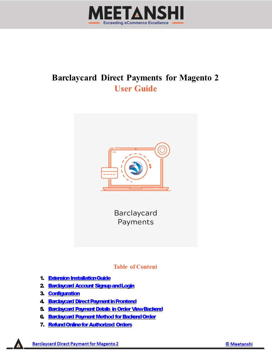 Magento 2 Barclaycard Payments