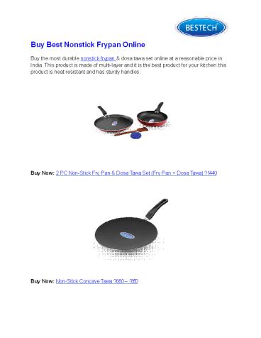 Buy Best Nonstick Frypan Online - Bestech Cookware