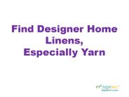 Find Designer Home Linens, Especially Yarn – Trident (1)