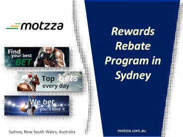Rewards Rebate Program in Sydney