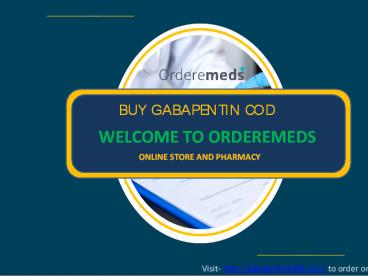 BUY GABAPENTIN COD