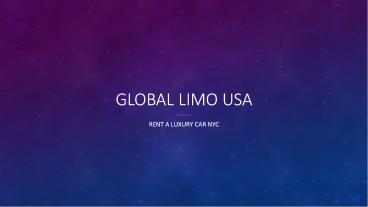 It's Like Putting Frosting On The Cake When You Hire The Best Luxury Vehicle Service In NYC: