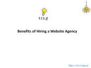 Benefits of Hiring a Website Agency