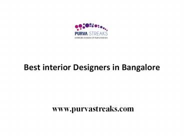 Best Interior Designers in Bangalore - Purvastreaks