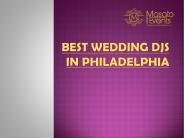 best wedding djs in philadelphia