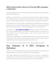 SEO Company In Dehradun