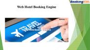 Web Hotel Booking Engine