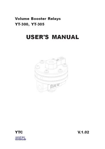 ROTORK YTC YT-300 VOLUME BOOSTER Manual - PPT