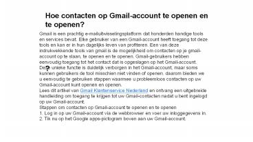 gmail telefoonnummer