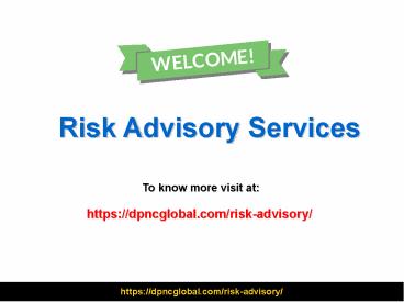 Risk Advisory Services