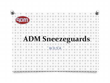 Add-ons for Glass Sneeze Guard Kits-ADM Sneezeguards