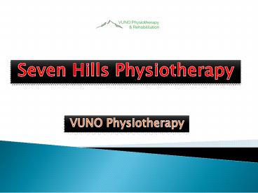 Seven Hills Physiotherapy