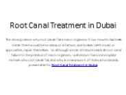 Root Canal Treatment in Dubai