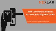 Best Commercial Building Access Control System Guide