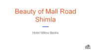 Beauty of Mall Road Shimla