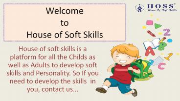 Importance of Social Skills Training & Personality development for kids