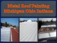 Metal Roof Painting  Michigan Ohio Indiana
